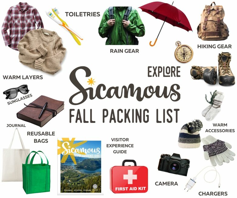 Fall adventure packing list