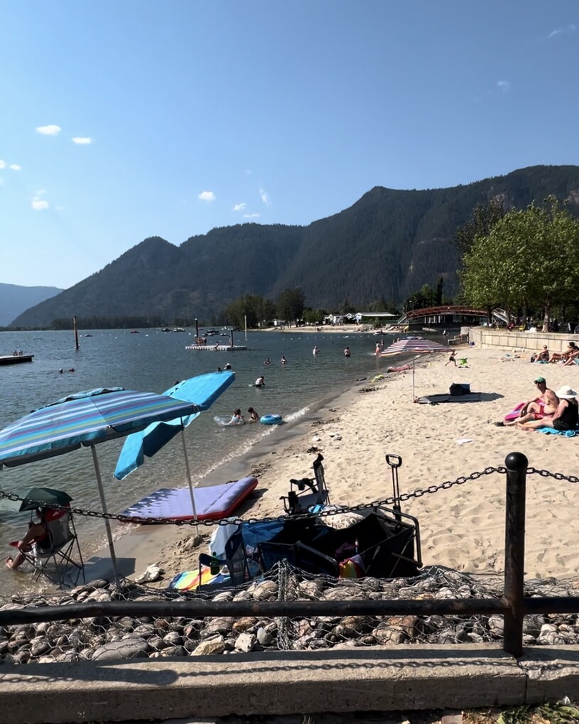 Sicamous Beach Park in Sicamous, British Columbia
