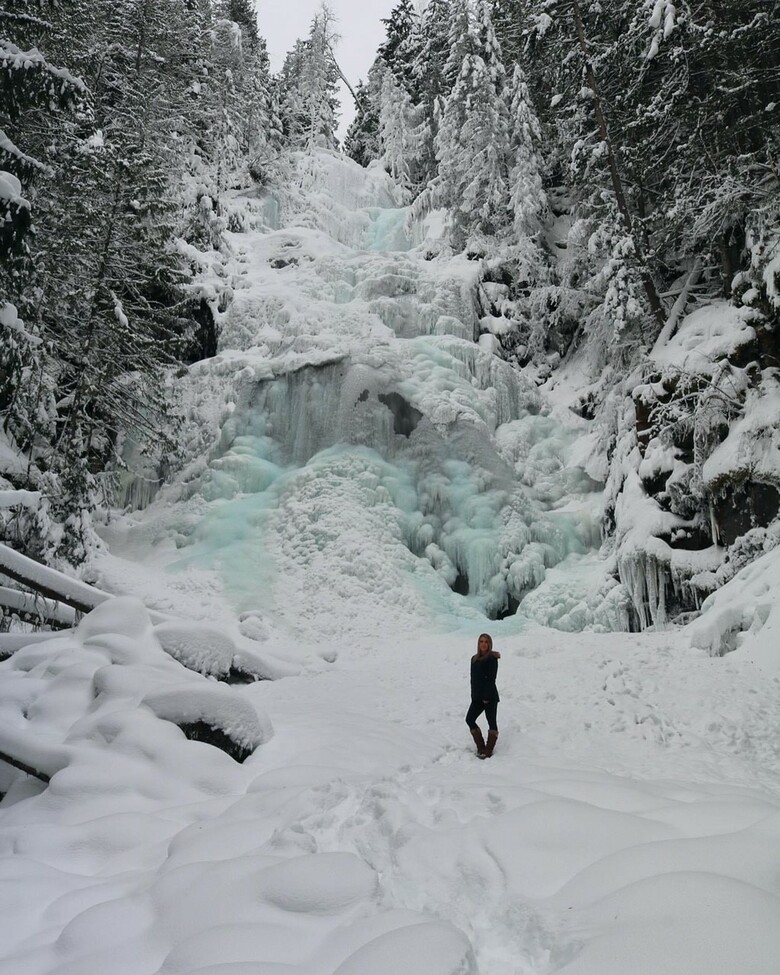 Kay Falls: a four-season waterfall without the hike